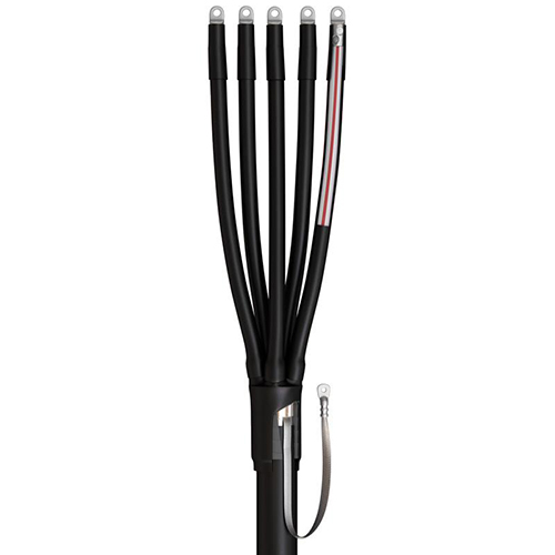 Муфта кабельная концевая 5ПКТП(б)-1(25-50) "КВТ" для внутренних и наружних работ, для бронированного кабеля, на напряжение: 1кВ; тип изоляции: пластмассовая