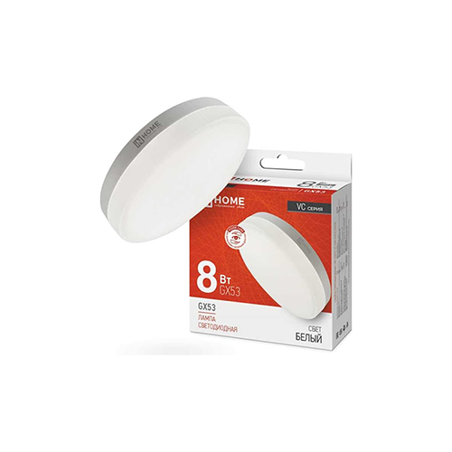 Лампа светодиодная  8Вт GX53 230В 4000К 760Лм LED-GX53-VC &quot;IN HOME&quot;