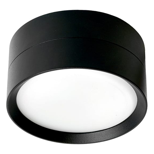 Светильник потолочный, "Feron", "HL357", 12Вт, GX53, 220В, черный