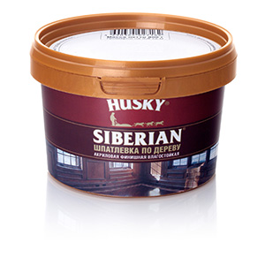 Шпатлевка акриловая по дереву "HUSKY ", белый 0,8кг