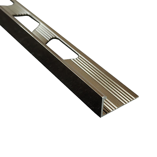 Профиль алюминиевый для плитки L-образный  10,5мм*2,7м, "Бронза глянец"