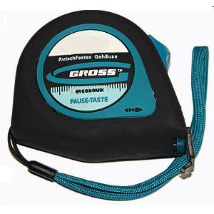 Рулетка "Gross-Ergonomish" с магнитным обрезиненным зацепом, 5м*19мм