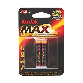 Батарейка щелочная LR03/AAA 2шт "Kodak" Max
