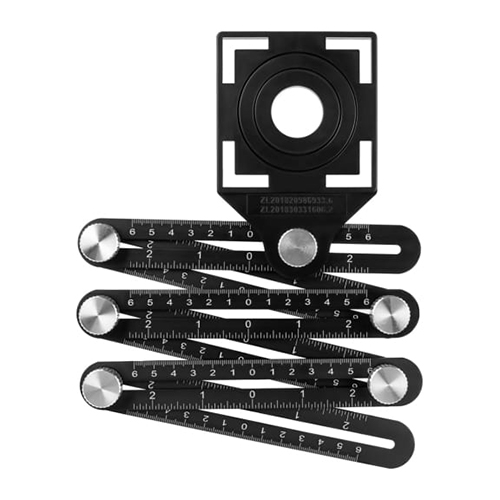 Шаблон-линейка BIHUI  (алюминий)