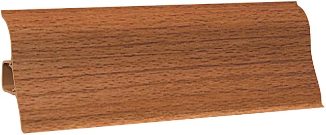 Плинтус "Бук красный-50", кабель-канал, мягкий край, 50*2500мм