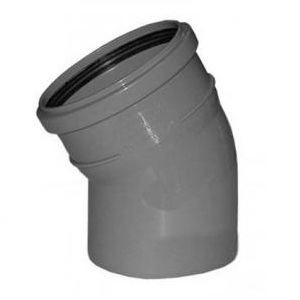 Отвод для внутренней канализации d110 30°