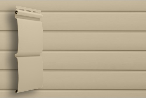 Сайдинг Блок-Хаус "Grand Line Standart" 3000*272(244)мм, бежевый