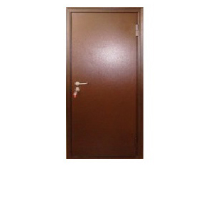 Дверь входная противопожарная , 960*2050*50мм, правая, металл -"Техническая медь", Город Мастеров
