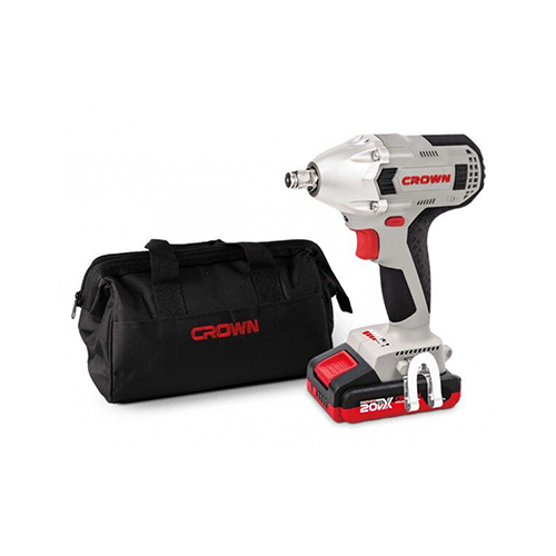 Гайковерт аккумуляторный CT22015HX-2 TB, 300 Нм/2,0 Ач x 2Li/, патрон ½ дюйма, CROWN