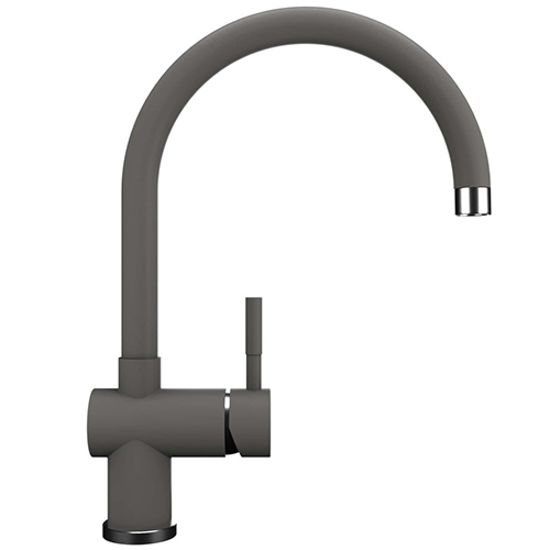 Смеситель &quot;Ulgran Quartz UQ-021-09&quot; одноручковый для кухни, асфальт