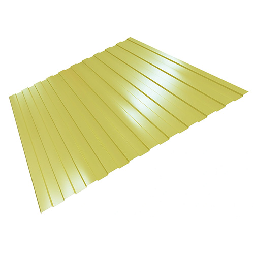 Профнастил Н-10 оцинкованный бежевый 6000*1190*0,45мм, RALL1014, 7,14м2