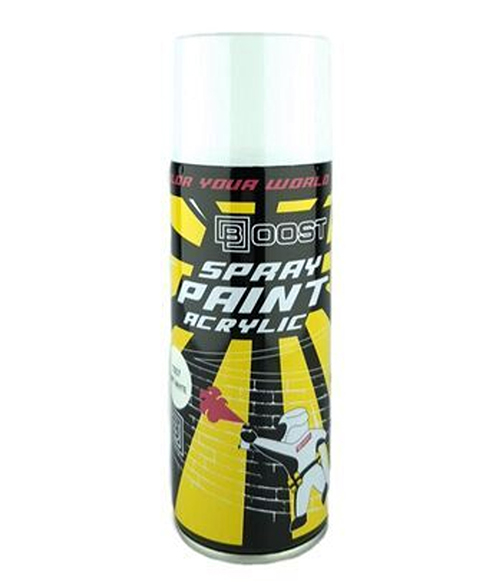 Грунтовка-спрей белая матовая "BOOST", 520мл (аэрозоль)