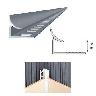 Раскладка, 7-8мм, L=2,5м, внутренняя, &quot;Белая&quot;