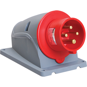 Вилка 514 стационарная 3Р+РЕ, 16А 380В IP44, Magnum "ИЭК"
