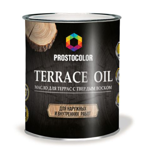 Масло для террас "PROSTOCOLOR", "Махагон", 0,75л