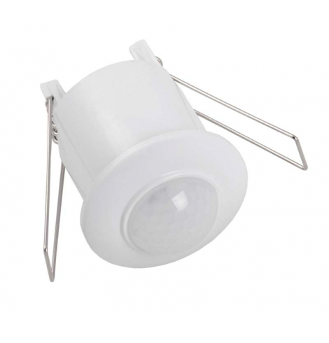 Датчик движения "ИЭК" ДД-401, белый, максимальная нагрузка 800Вт, угол обзора 360градусов, дальность 8м, IP20