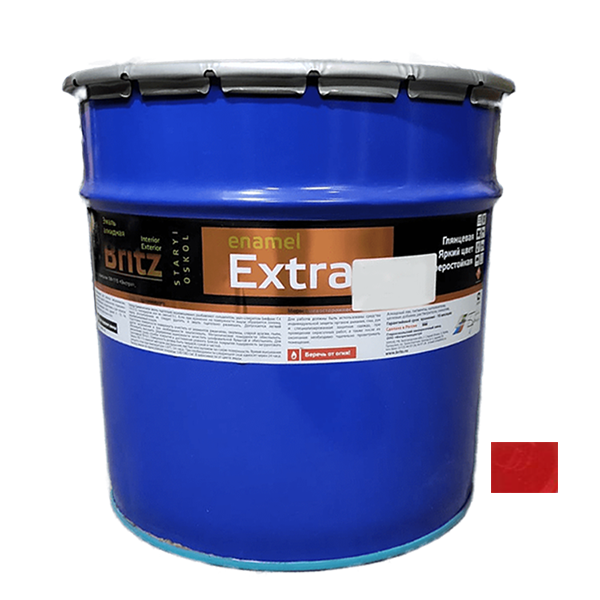 Эмаль красная ПФ-115 ГОСТ "Бриц", 20кг