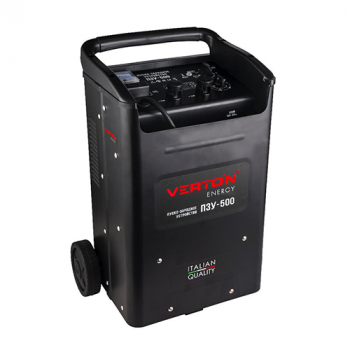 Пуско-зарядное устройство "Verton Energy" ПЗУ-500, напряжение 12/24В, 50-800Ач, 220В