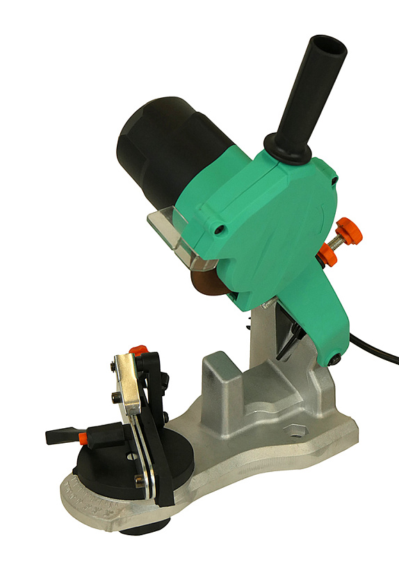 Станок для заточки цепей BG6060, 250Вт, круг 104*3,2мм, литое основание, подсветка &quot;Sturm!&quot;