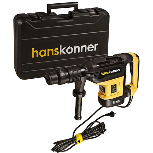 Перфоратор SDS-MAX Hanskonner, HRH1652M 1600Вт, 52мм, 2-15Дж, 150-305об/мин
