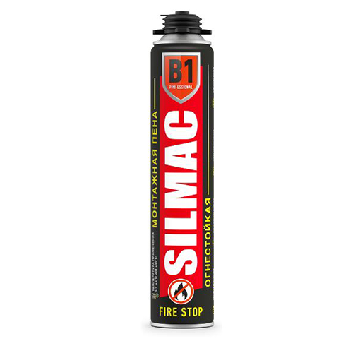 Пена монтажная  Противопожарная "SIlMAC Professional B1", 850мл