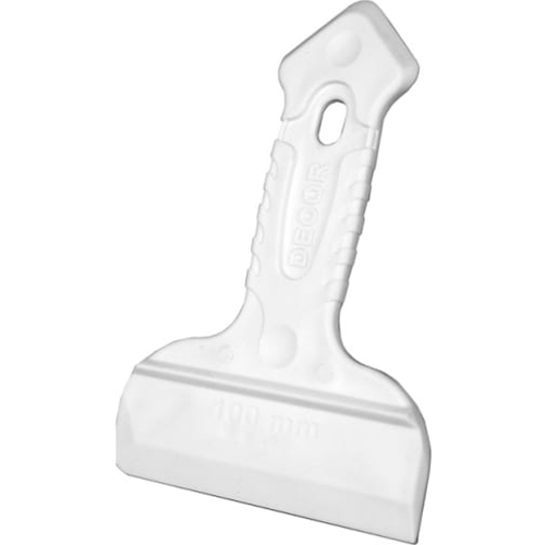 Шпатель 100мм, двусторонний, резиновая ручка, Decor, Россия