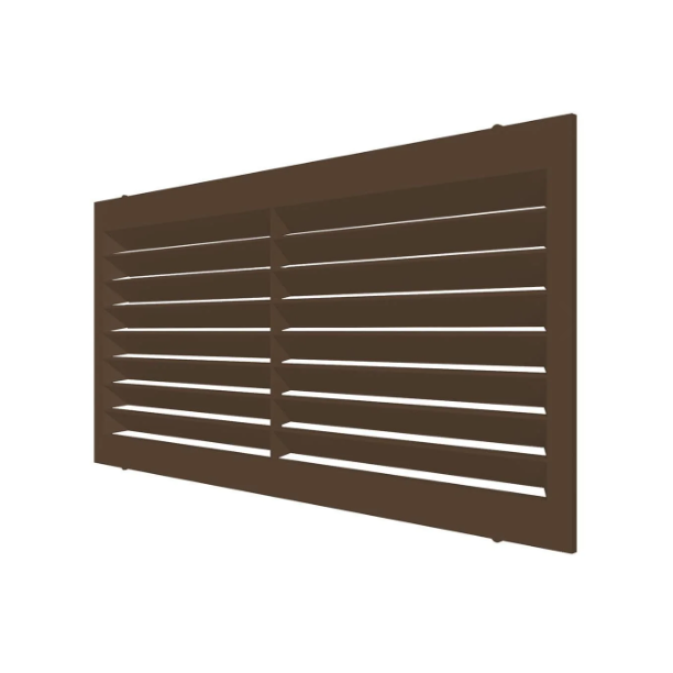 Решетка пластиковая вентиляционная 171*81, коричневая