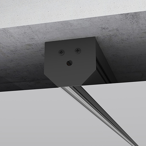 Заглушки для шинопровода Slim Magnetic в натяжной потолок 85204/00 (черный)  (2 шт.) 85206/00
