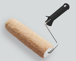 Валик 140мм, мех натур., ворс 12мм, ролик d=42мм, ручка d=6мм (60шт./уп), Decor