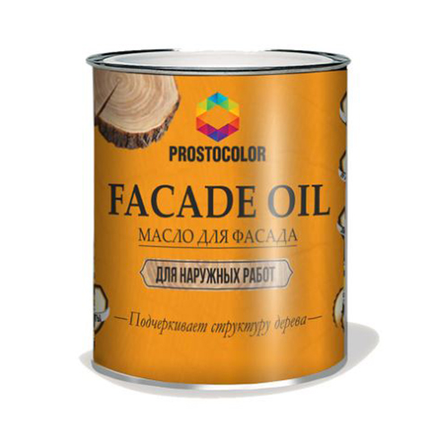 Масло для фасада "PROSTOCOLOR", "Орех", 0,75л