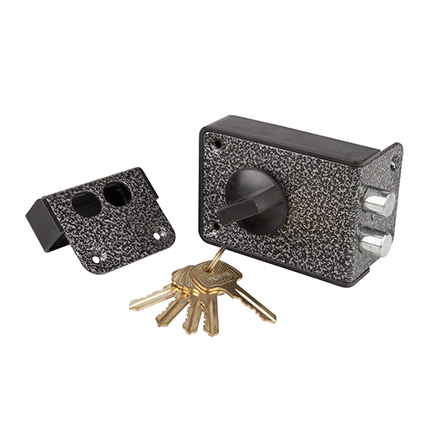 Замок накладной "Trodos ЗН1-3-1", 5 ключей