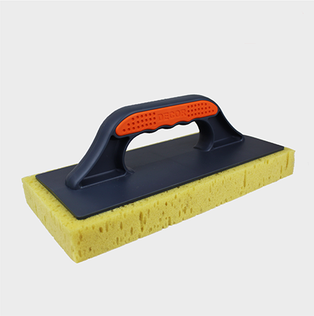 Терка DECOR, 2К, крупнопористый бежевый поролон, 280*140мм