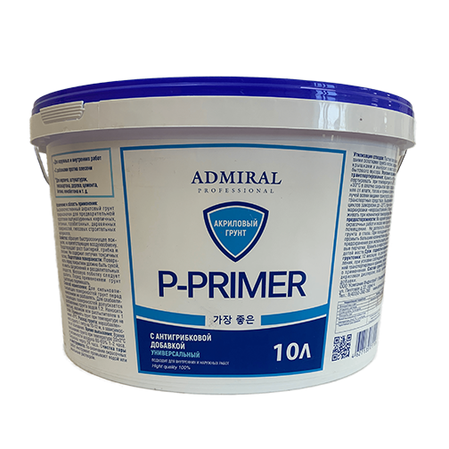 Грунт универсальный "ADMIRAL Professional P-Праймер", 10л