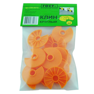 Клин круглый &quot;Decor &quot;, 1-5мм, 15шт/уп