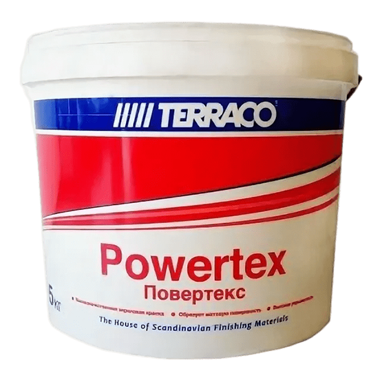 Краска акриловая для внутренних работ матовая "Повертекс", 5кг