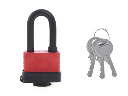 Замок "Matrix" навесной всепогодный, удлиненная дужка Matrix, 50мм