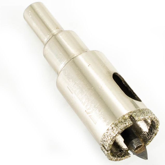 Коронка алмазная по кафелю, стеклу "Ritter Eco", d22*35мм, с центрирующим сверлом, мокрый рез, цилиндрический хвостовик