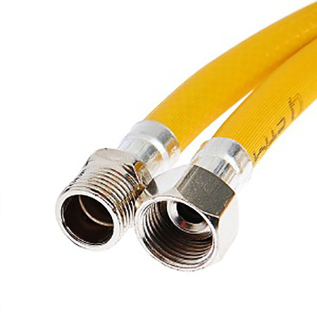 Подводка для газа ПВХ "Elka" 15мм, 1/2в/н,  0,4м