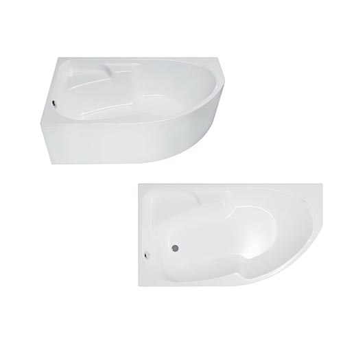 Ванна акриловая "София", 1700*950*610мм, левая, экран, сифон