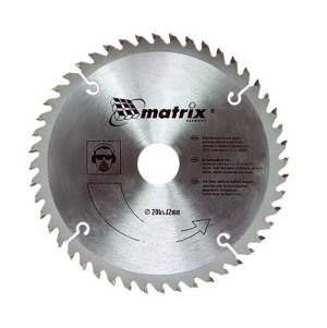 Диск пильный по дереву Matrix 190*16/20мм, 48зубьев
