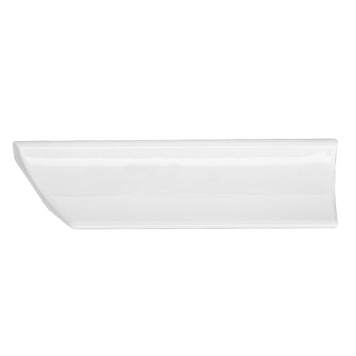 Керамический уголок-срез "правый" 35*200мм, белый