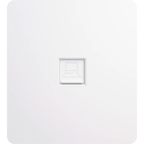 Розетка компьютерная RJ45 кат6, с/п, ROUND перламутр