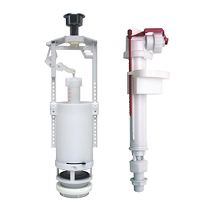 Арматура для бачка с кнопкой, нижний подвод