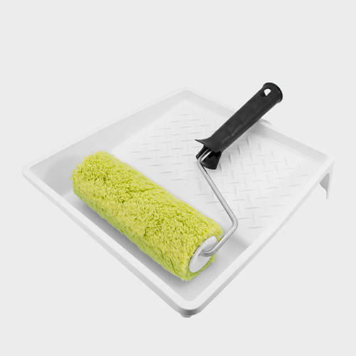 Набор "Реальный": ванночка 260х290мм + валик 180мм, полиакрил зеленый, ворс 18мм, ролик d=42мм, ручка d=6мм, Decor