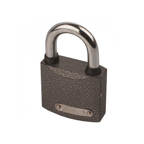 Замок навесной полимер уличный BC-HG36-50 чугун, серый