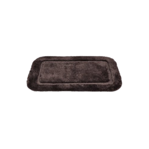 Коврик для ван. комн. “Lux Border” ПЛЮШ 50*80 (100% хлопок) Dark brown