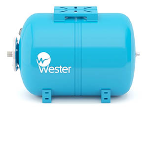 Гидроаккумулятор &quot;Wester&quot; 150 WAO, горизонтальный