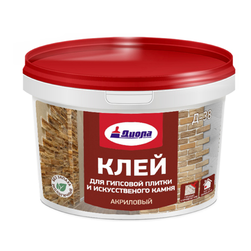 Клей для гипсовой плитки/ искусственного камня Диола Д-38  5кг