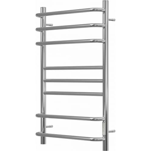 Электрический полотенцесушитель "Point Сатурн" П8 размер: 500*800мм, хром, диммер справа