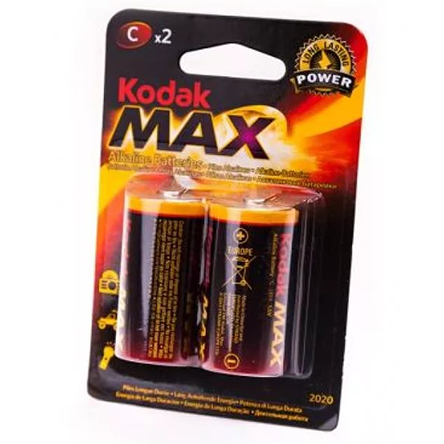 Батарейка щелочная LR14/C 2шт "Kodak" Max